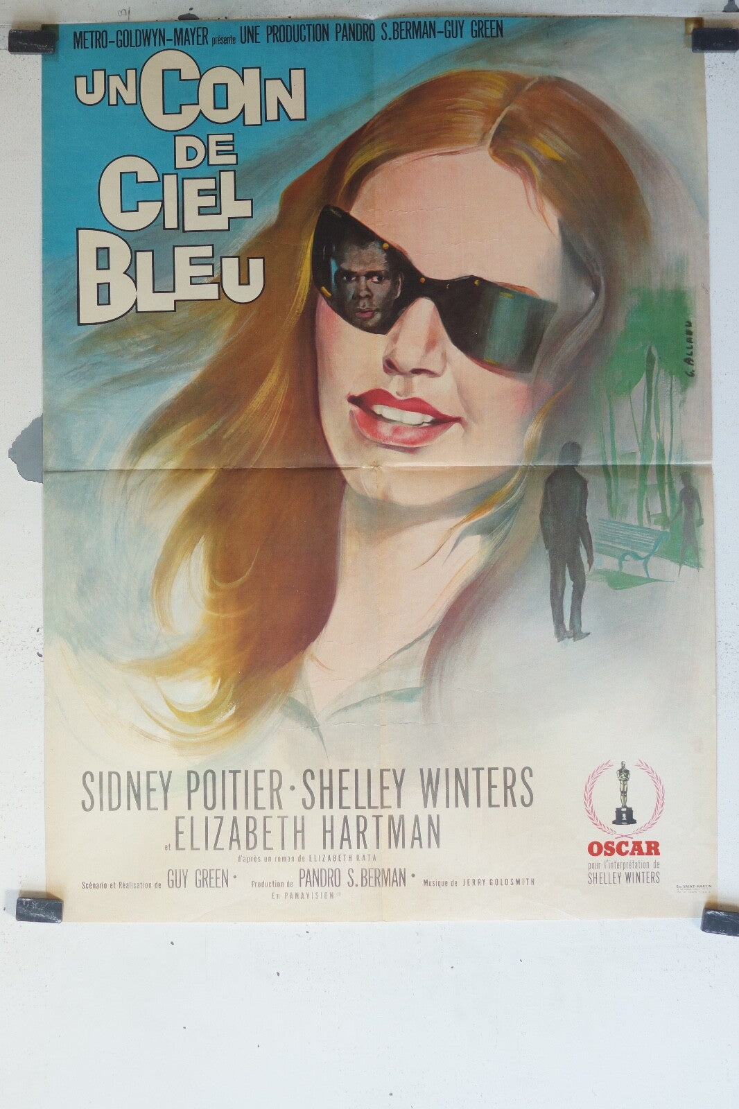 UN COIN DE CIEL BLEU MOVIE POSTER ORIGINAL (60X80) Sidney Poitier