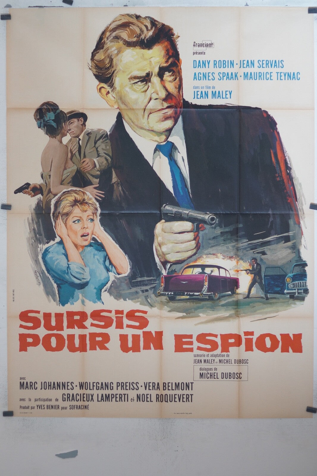 SURSIS POUR UN ESPION ORIGINAL 120x160