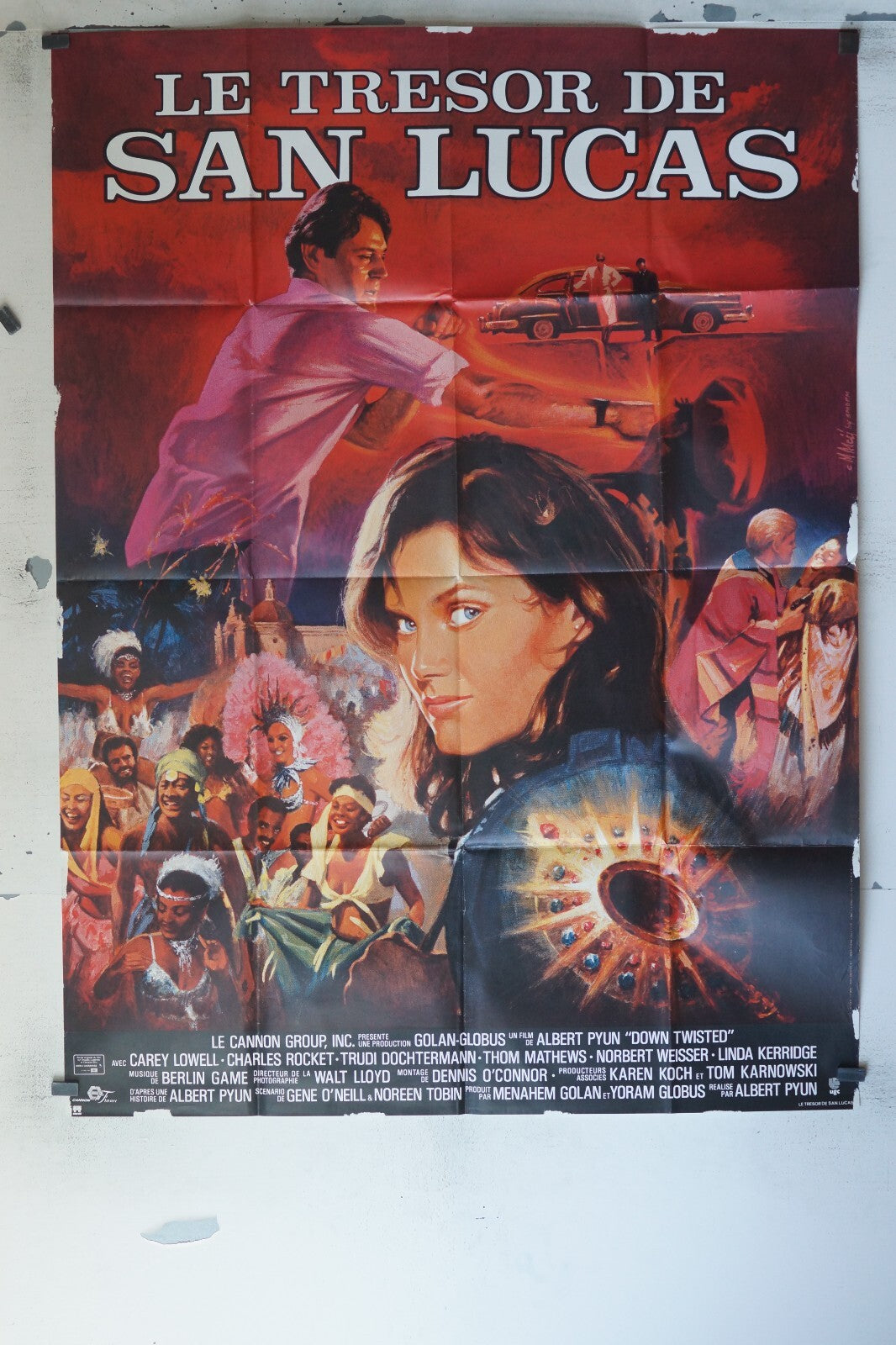 LE TRÉSOR DE SAN LUCAS, MOVIE POSTER ORIGINAL 120x160, CAREY LOWELL