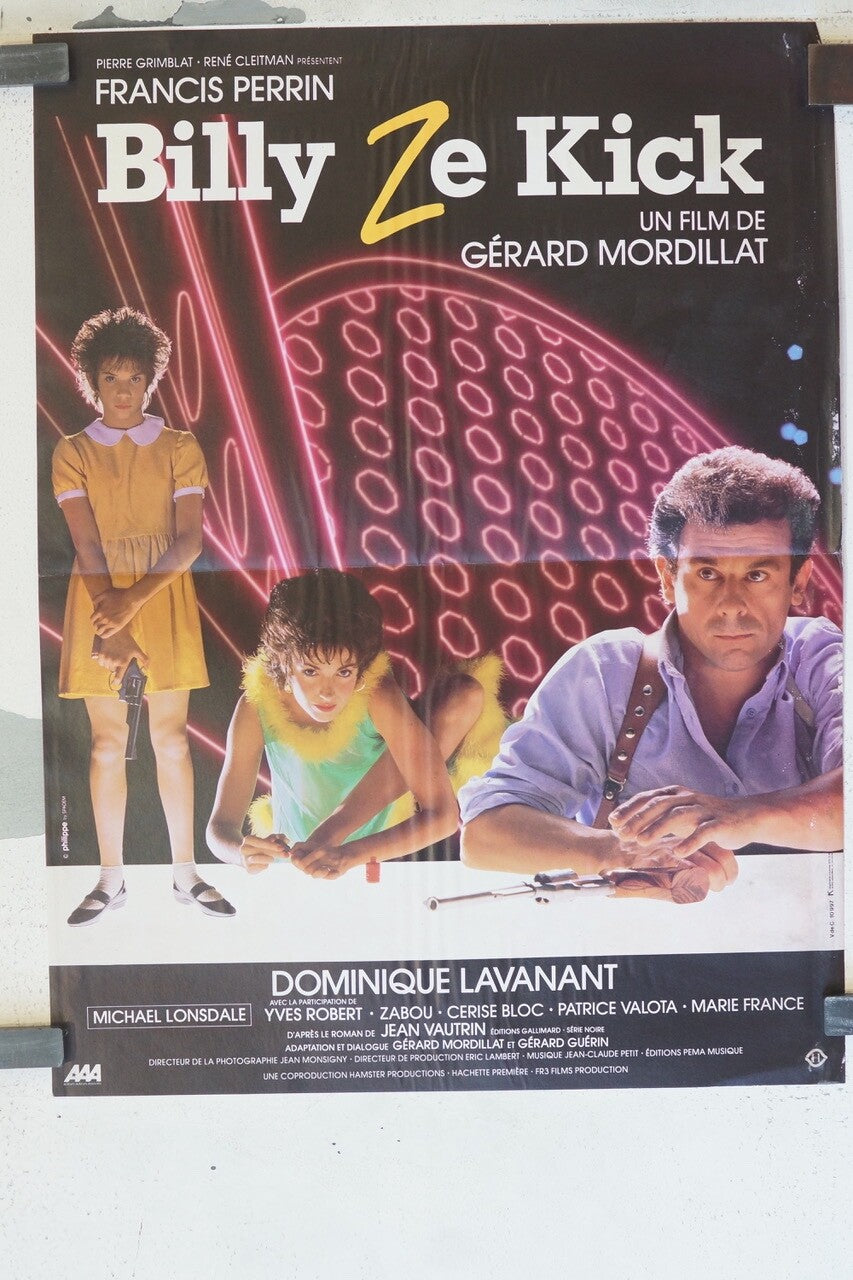 BILLY ZE KICK ORIGINAL 40x60 DOMINIQUE LAVANANT – YVES ROBERT