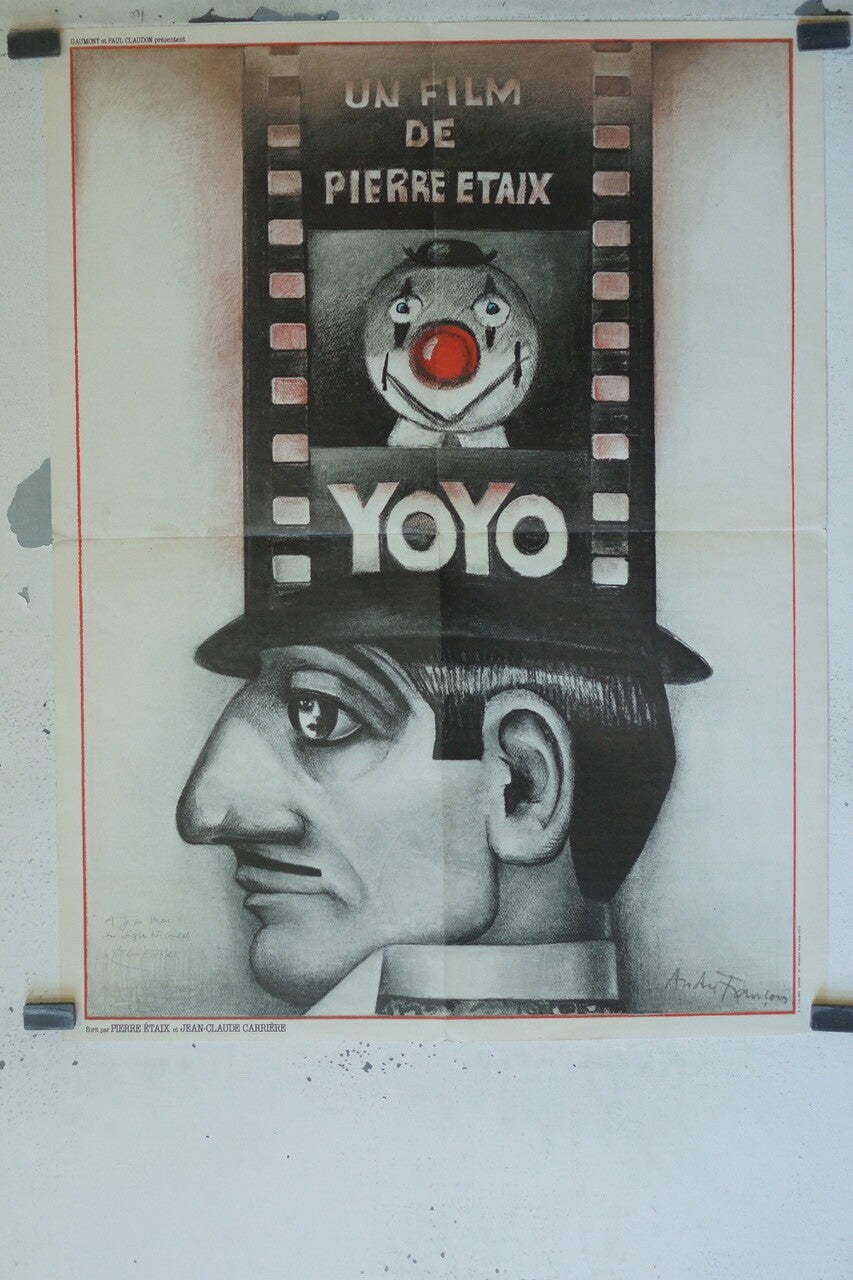 YOYO, PIERRE ETAIX POSTER ORIGINAL (60X80) PIERRE ETAIX