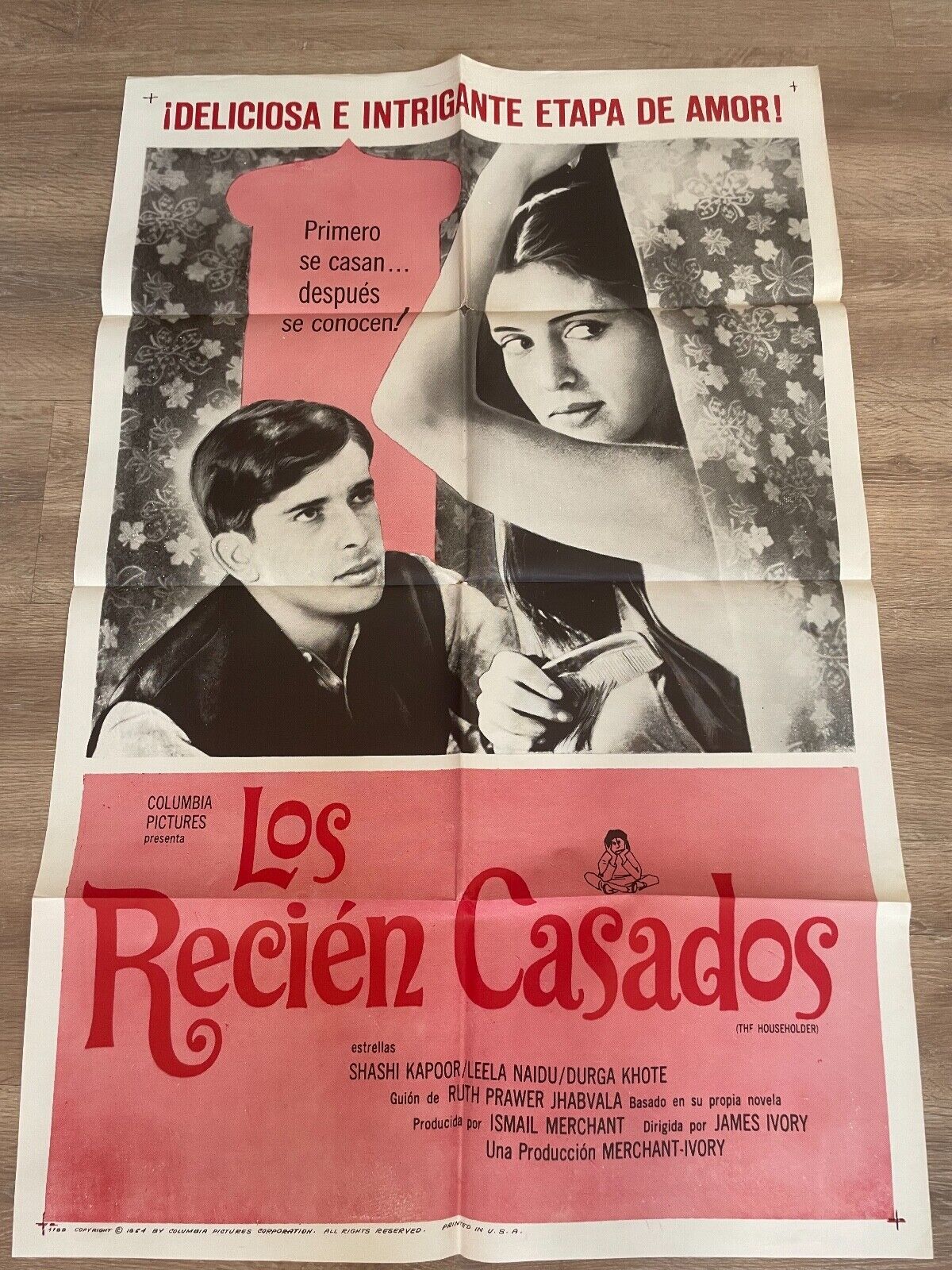 LOS RECIEN CASADOS MOVIE POSTER ORIGINAL VINTAGE (70X100) SHASHI KAPOOR