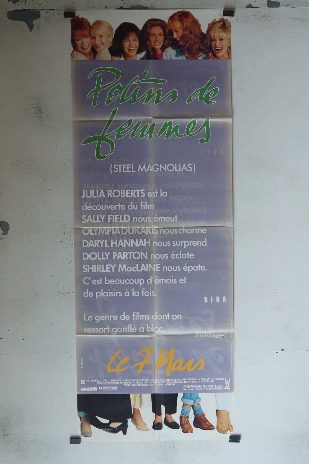 POTINS DE FEMMES POSTER ORIGINAL 60x160 JULIA ROBERTS