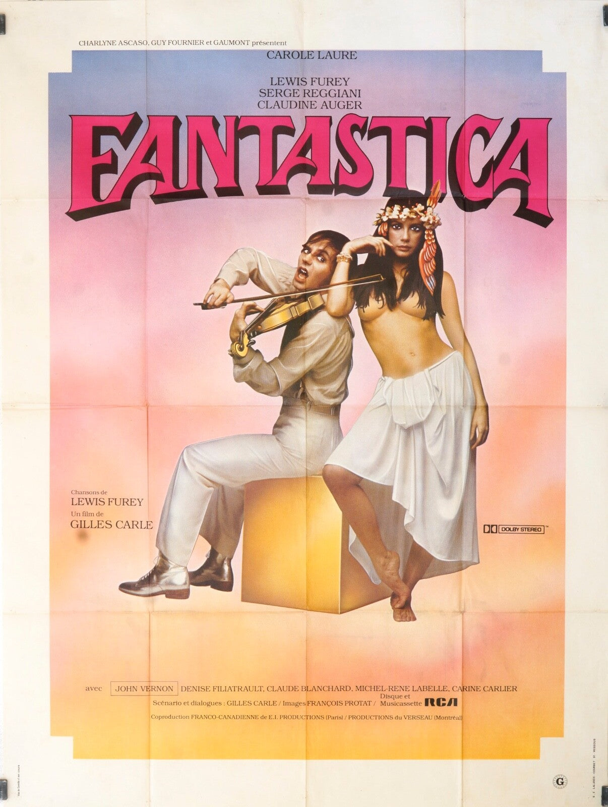 FANTASTICA POSTER ORIGINAL 120x160 CAROLE LAURE