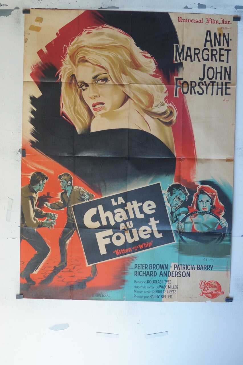 LA CHATTE AU FOUET POSTER ORIGINAL 120x160 ANN MARGRET