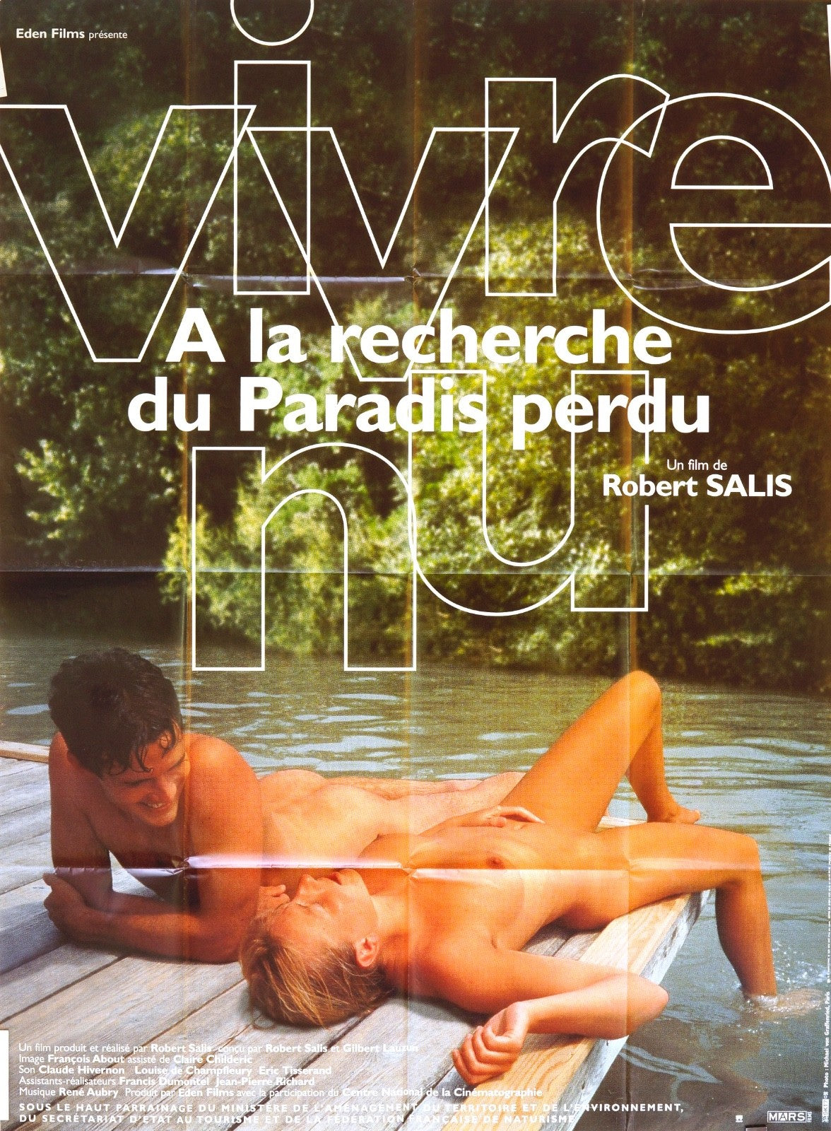 VIVRE A LA RECHERCHE DU PARADIS PERDU ROBERT SALIS POSTER ORIGINAL120x160