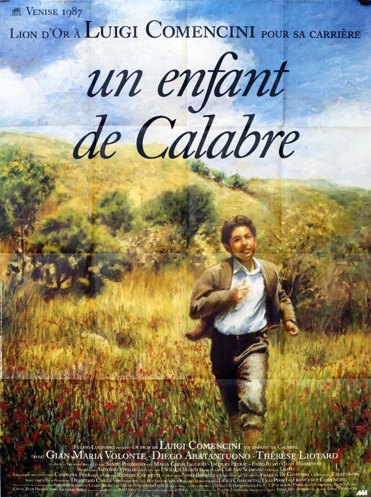 UN ENFANT DE CALABRE ORIGINAL MOVIE POSTER 120X160 LUIGI COMENCINI