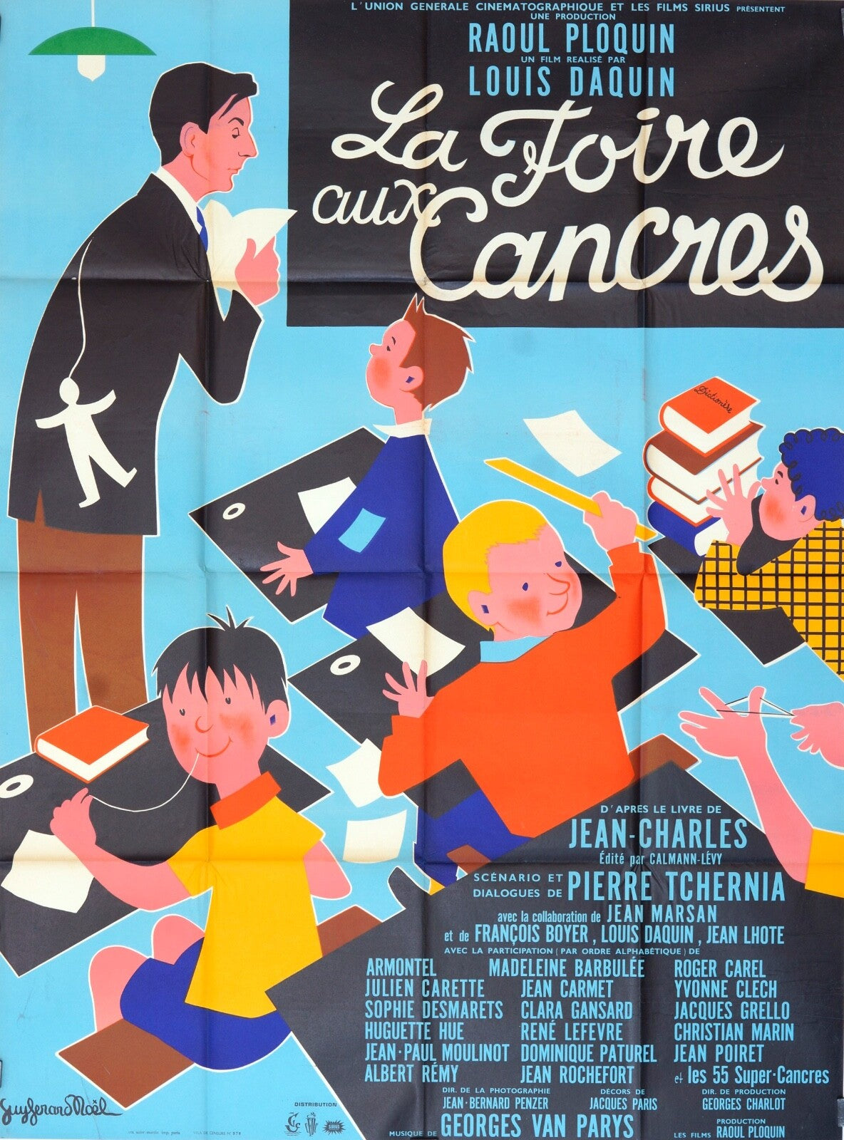 LA FOIRE AUX CANCRES MOVIE POSTER ORIGINAL (120x160) RAOUL PLOQUIN