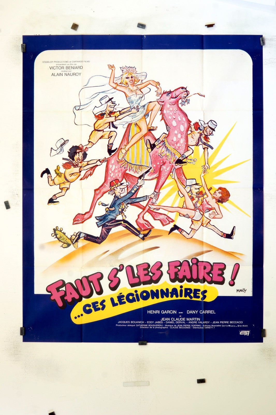 FAUT S’ LES FAIRE ! CES LÉGIONNAIRES GARCIN MOVIE POSTER ORIGINAL (120X160)