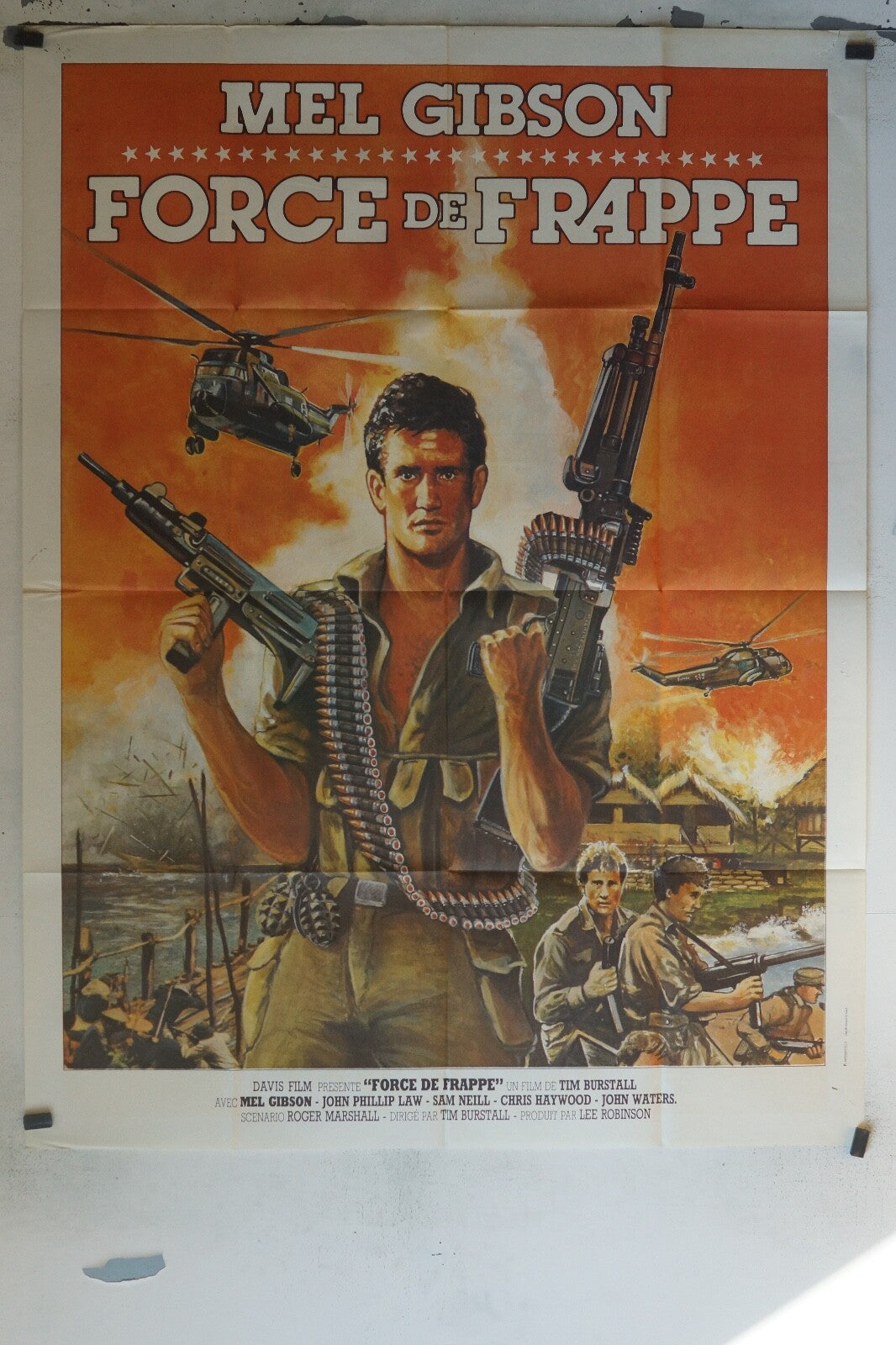 FORCE DE FRAPPE MOVIE POSTER ORIGINAL 120x160 MEL GIBSON