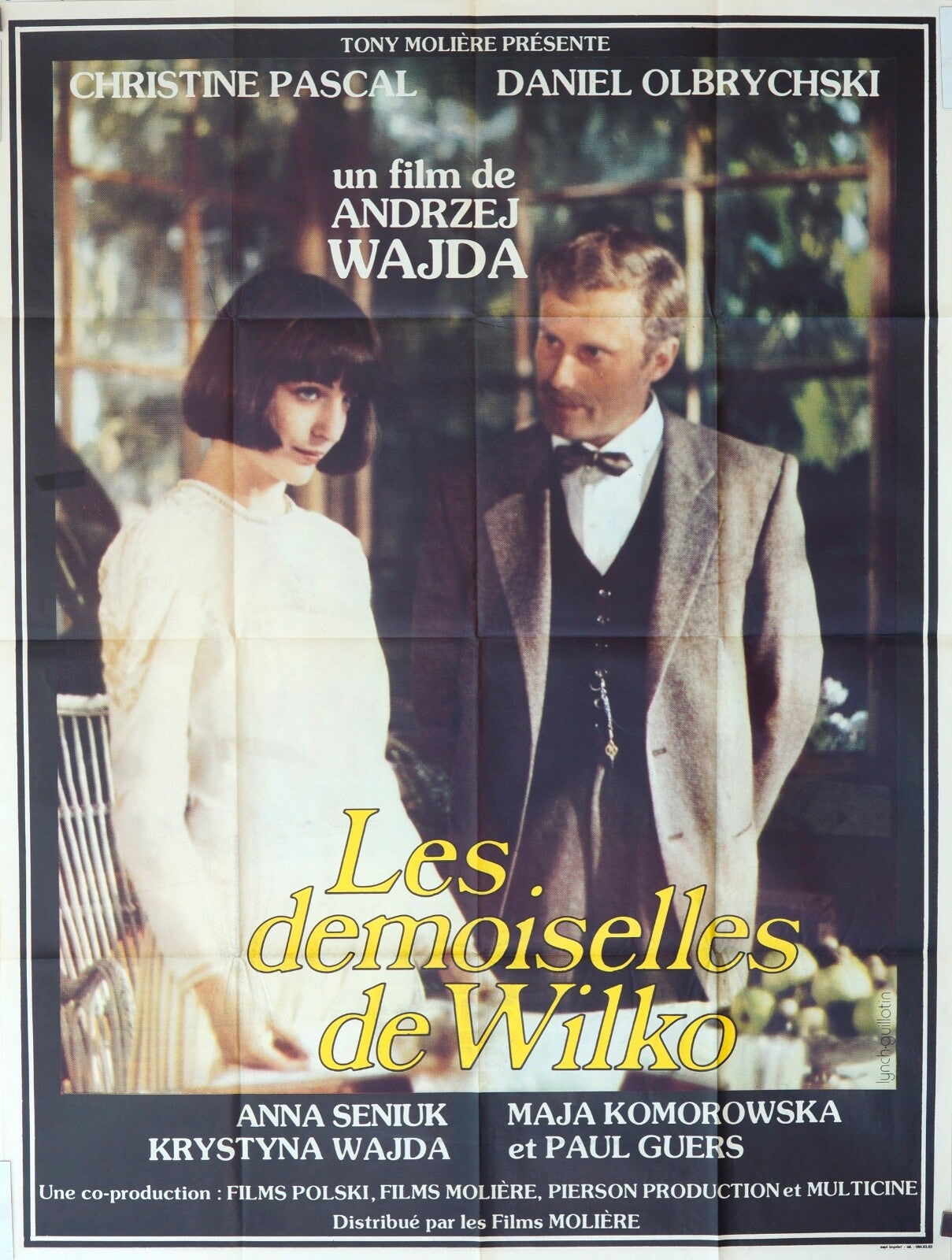 LES DEMOISELLES DE WILKO MOVIE POSTER ORIGINAL 120x160 CHRISTINE PASCAL