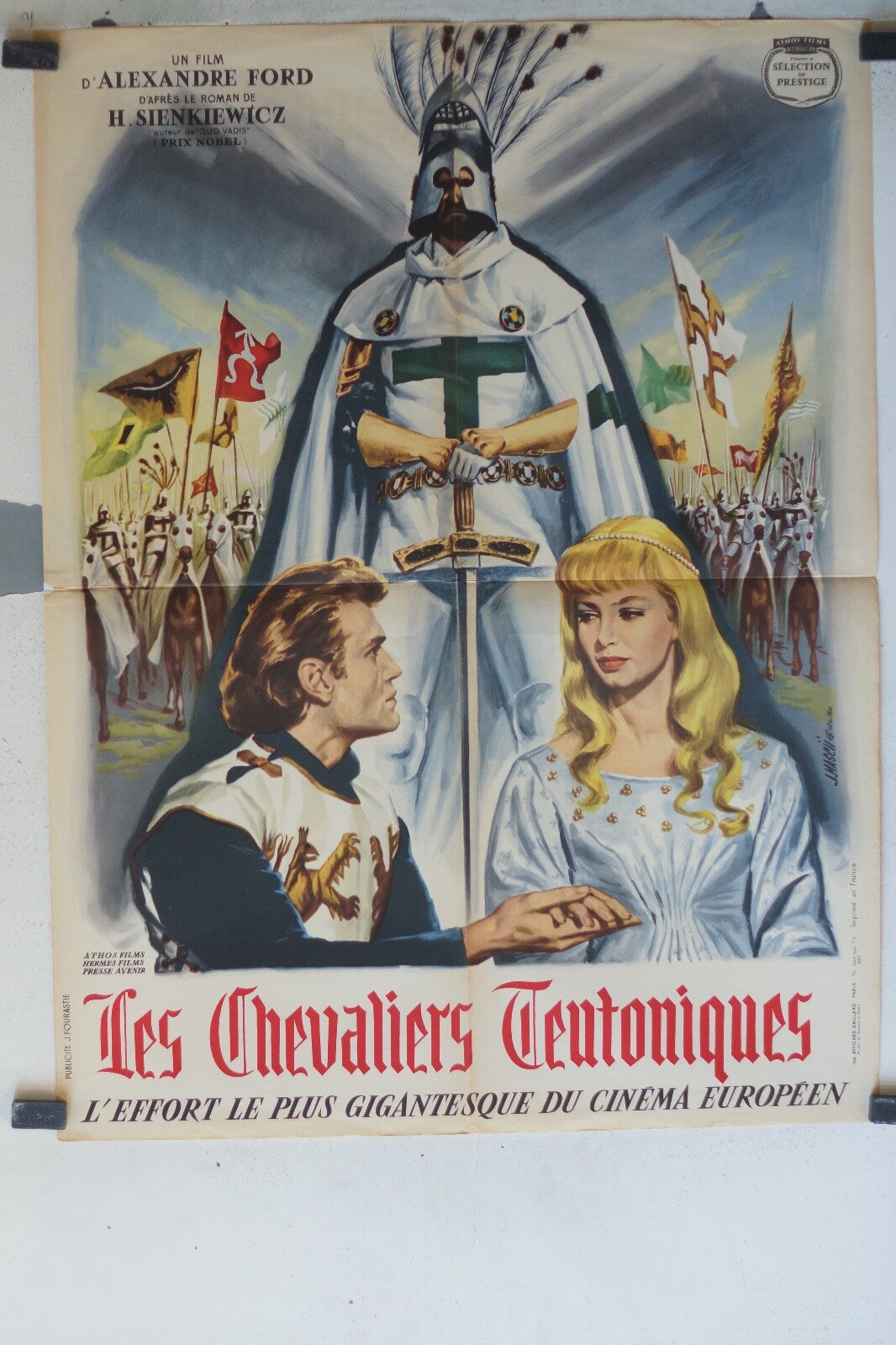 CHEVALIERS CEUTONIQUES movie poster ORIGINAL 60x80