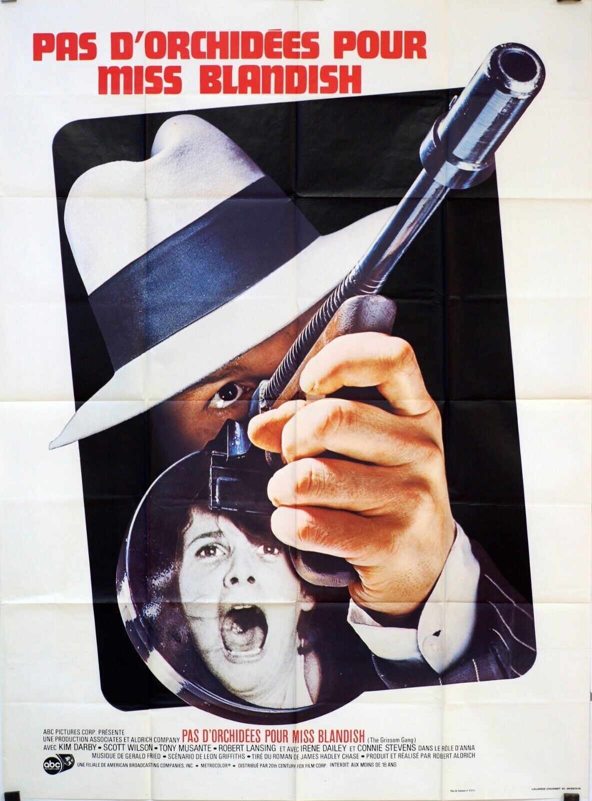 PAS D’ORCHIDÉES POUR MISS BLANDISH ORIGINAL MOVIE POSTER 120x160 KIM DARBY