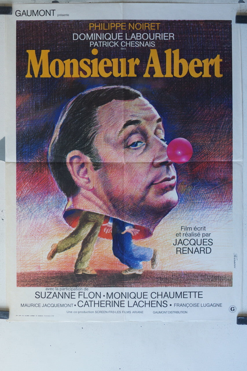 MONSIEUR ALBERT MOVIE POSTER ORIGINAL (60X80) Philippe Noiret
