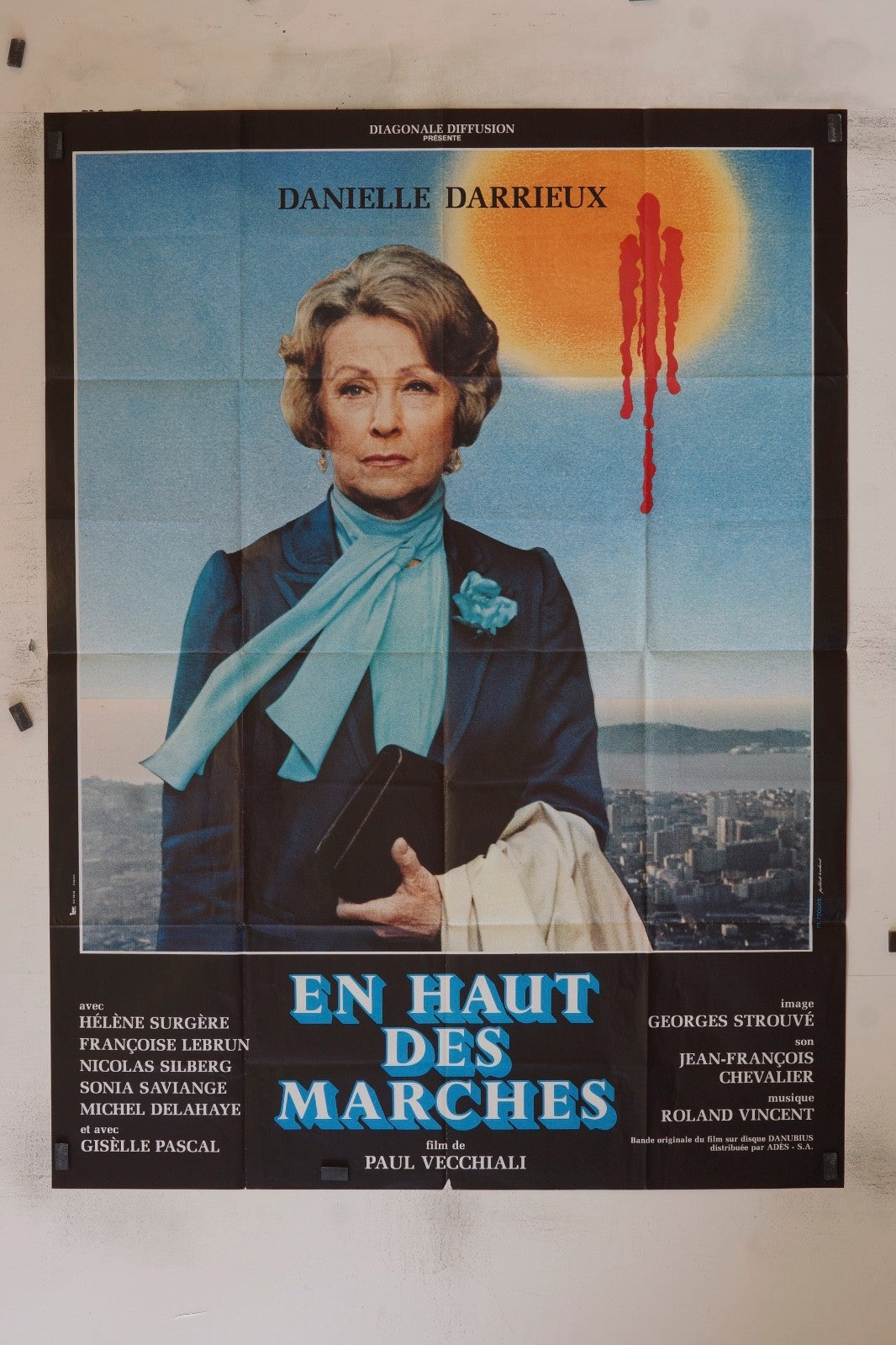 EN HAUT DES MARCHES HÉLÈNE SURGÈRE POSTER ORIGINAL 120x160