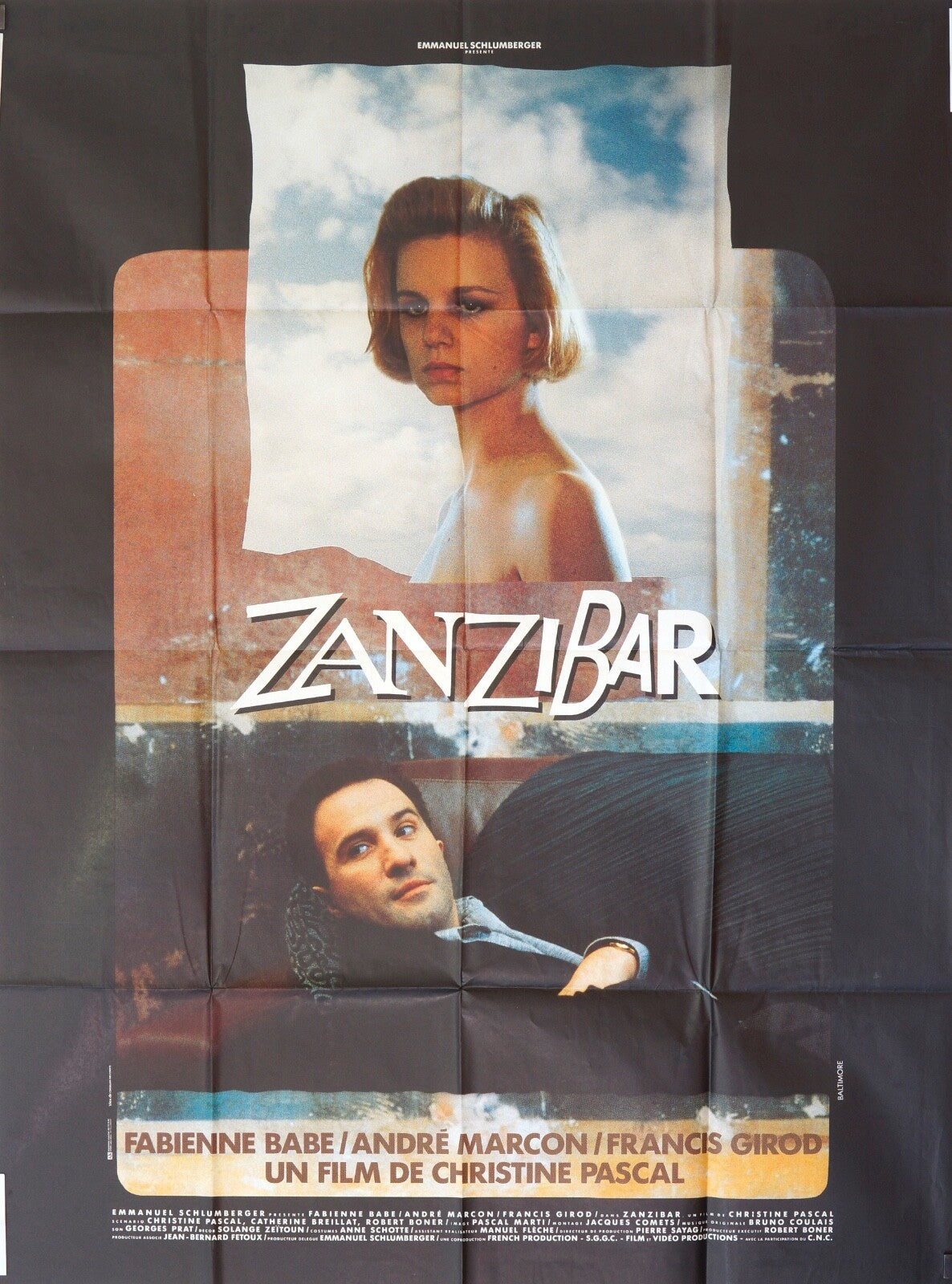 ZANZIBAR POSTER ORIGINAL 120x160 PHILIPPE NOIRET