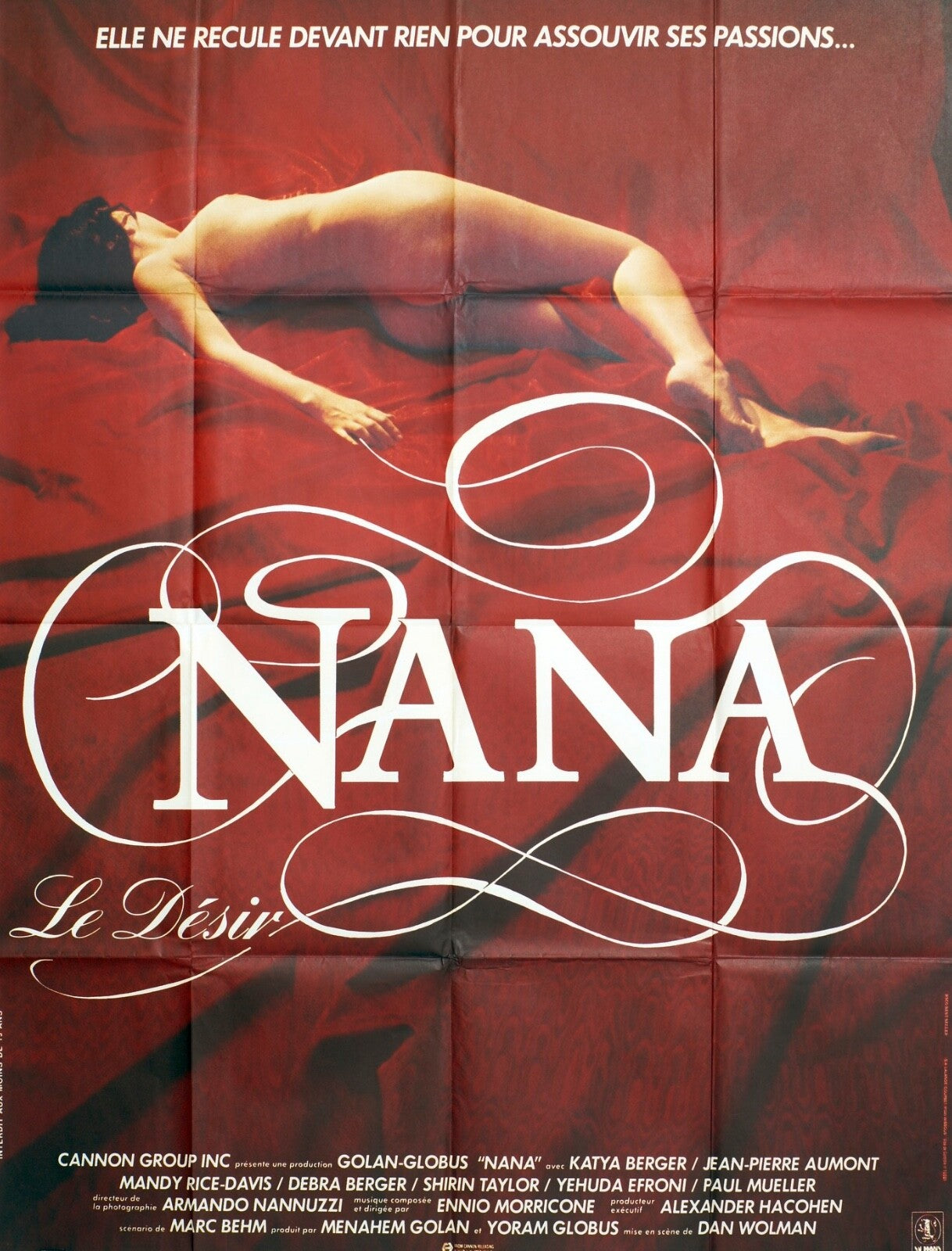 NANA LE DÉSIR KATYA BERGER MOVIE POSTER ORIGINAL 120x160