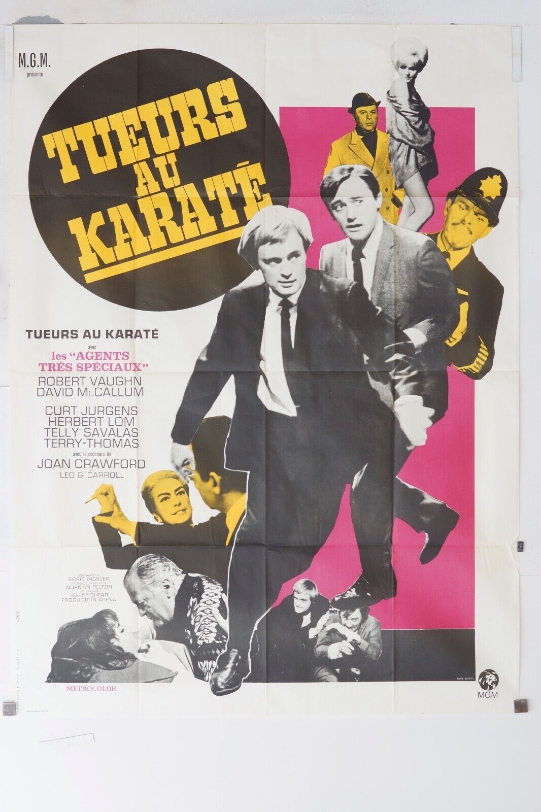 TUEURS AU KARATÉ MOVIE POSTER ORIGINAL 120x160 ROBERT VAUFGH