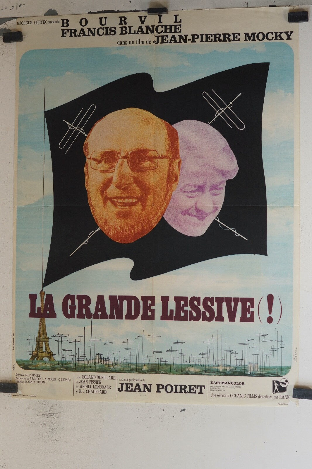 GRANDE LESSIVE (LA) movie poster ORIGINAL (69X103) Francis Blanche , Roland