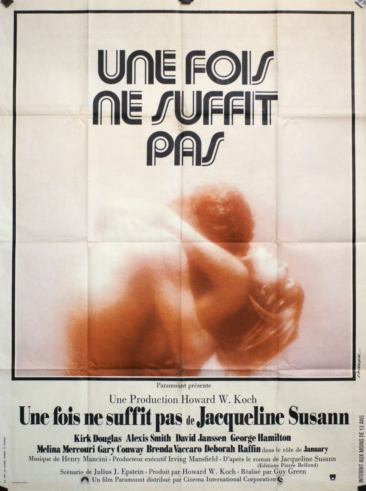 UNE FOIS NE SUFFIT PAS ORIGINAL MOVIE POSTER 120x160 KIRK DOUGLAS