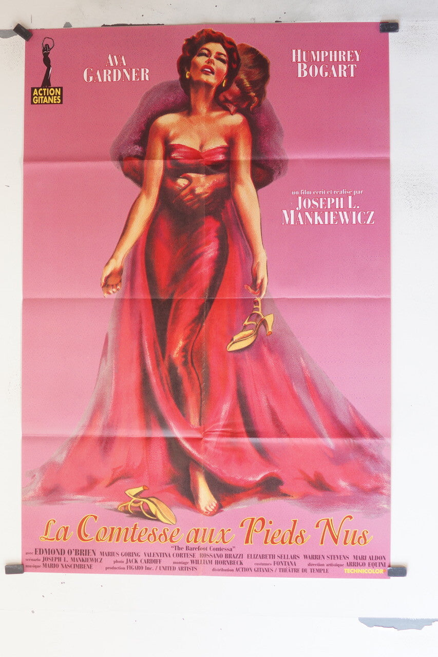 COMTESSE AUX PIEDS NUL ORIGINAL MOVIE POSTER 80x120 Humphrey Bogart