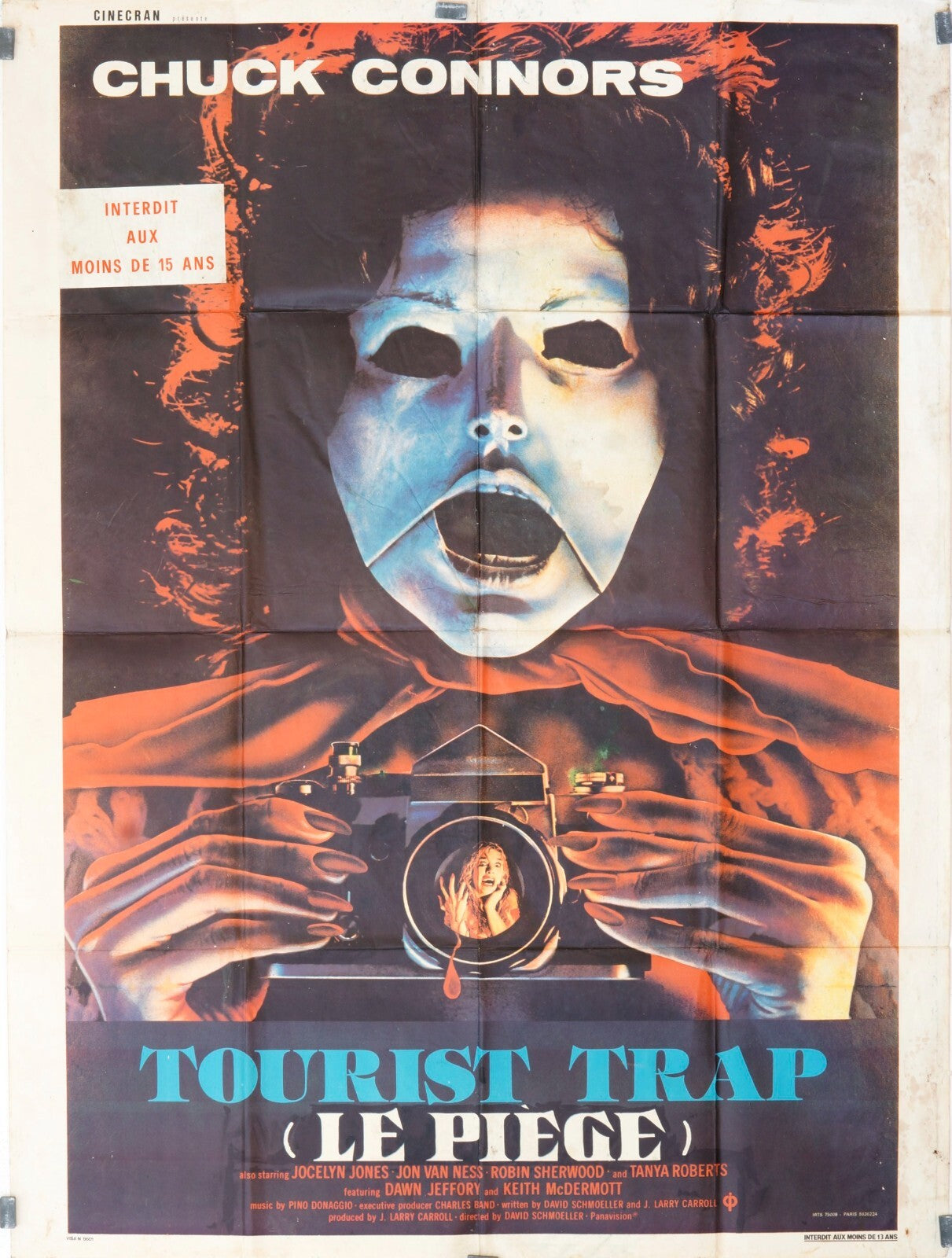 TOURIST TRAP CHUCK CONNORS POSTER ORIGINAL 120x160