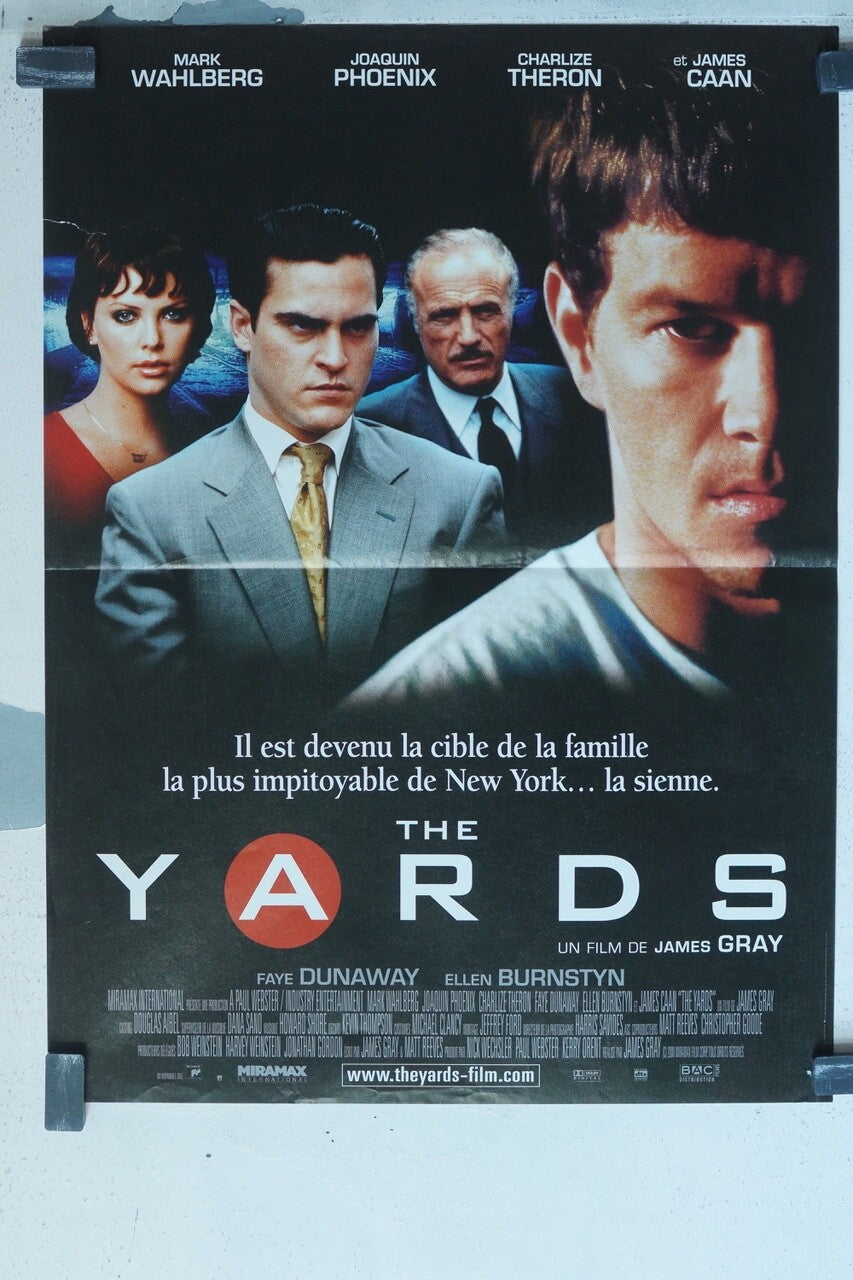 THE YARDS MOVIE POSTER ORIGINAL 40x60 MARK WAHLBERG, JOAQUIM PHOENIX