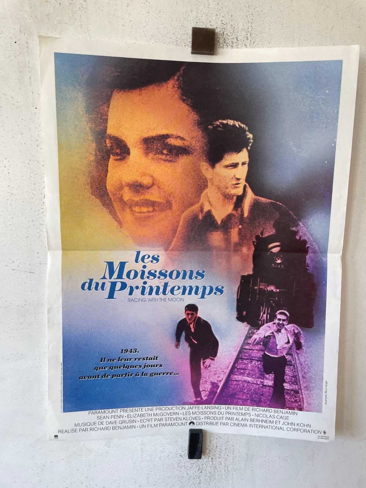 LES MOISSONS DU PRINTEMPS (40X60) SEAN PENN – ELIZABETH MCGOVERN