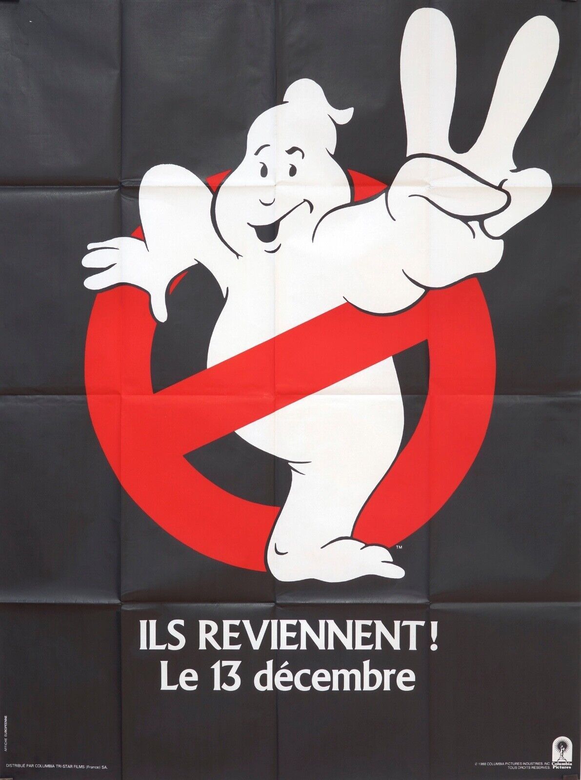 GHOSTBUSTERS 2 1988 ORIGINAL MOVIE POSTER 120x160 B Murray Aykroyd