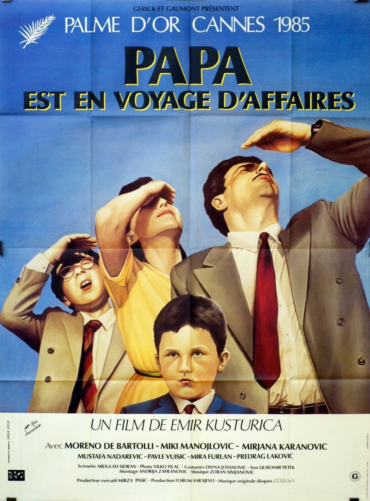 PAPA EST EN VOYAGE D’AFFAIRES MOVIE POSTER ORIGINAL 120x160 MORENO DE BARTOLLI