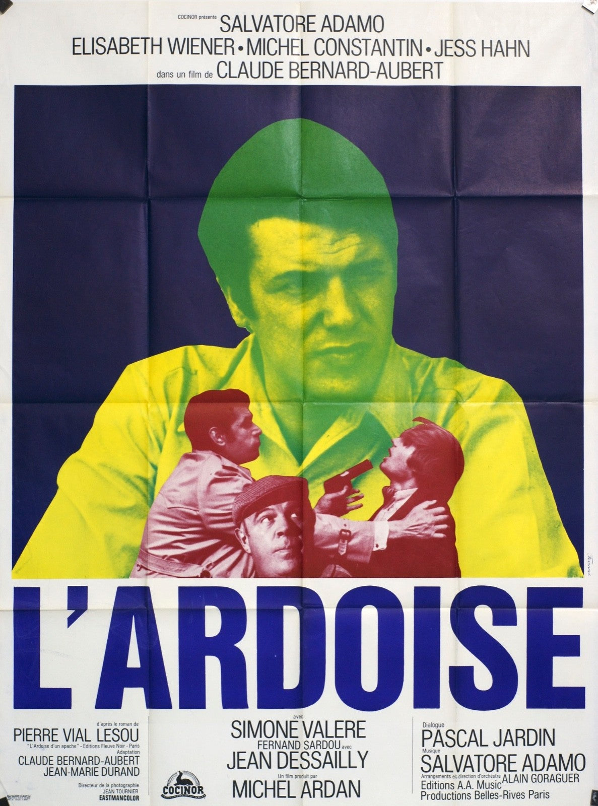 L’ARDOISE ELISABETH WIENER POSTER ORIGINAL 120x160