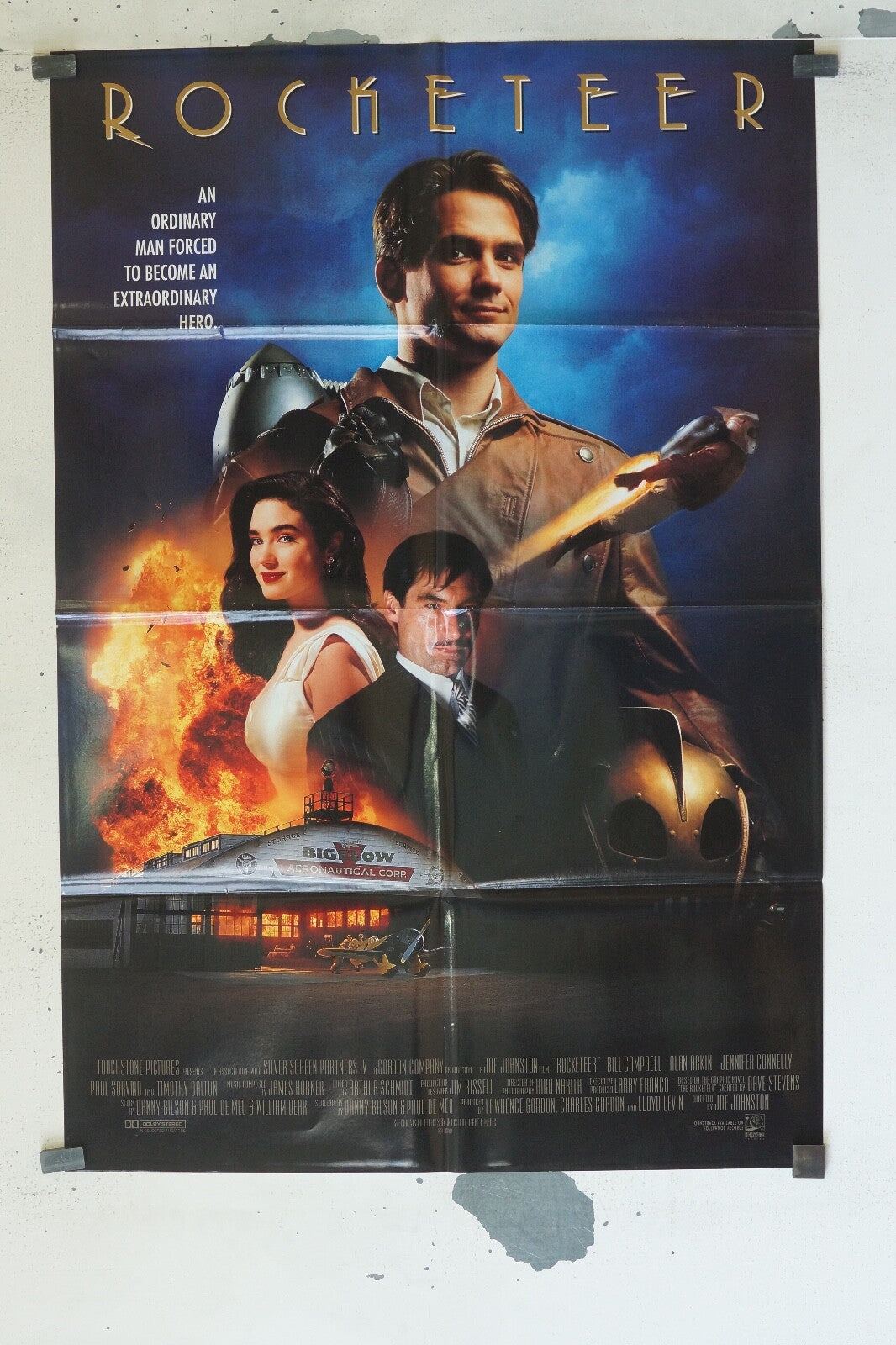 ROCKETEER (70X100) ORIGINAL MOVIE POSTER JOE JOHNSTON, JENNIFER CONNELY