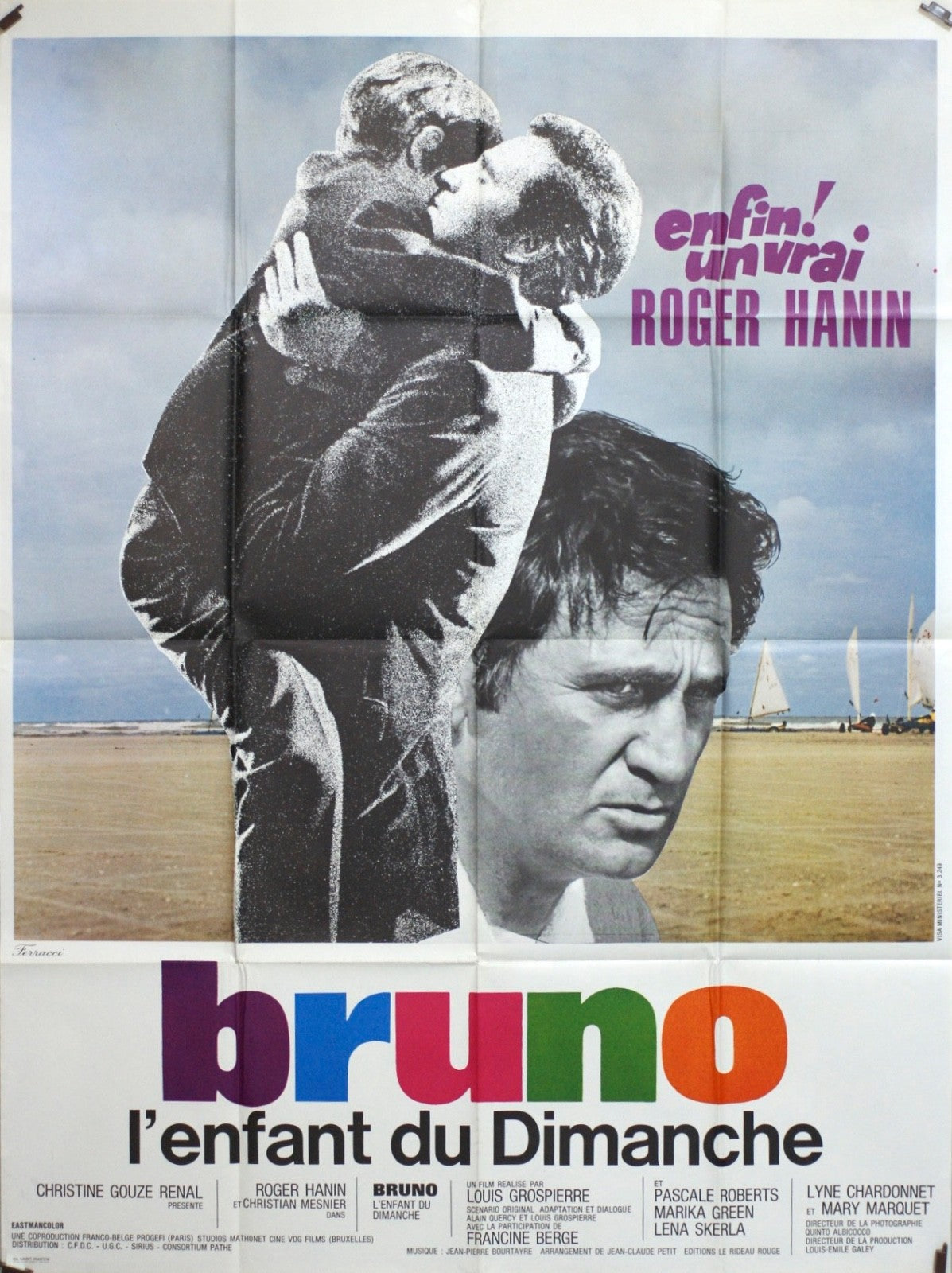 BRUNO L’ENFANT DU DIMANCHE ROGER HANIN movie poster ORIGINAL 120x160