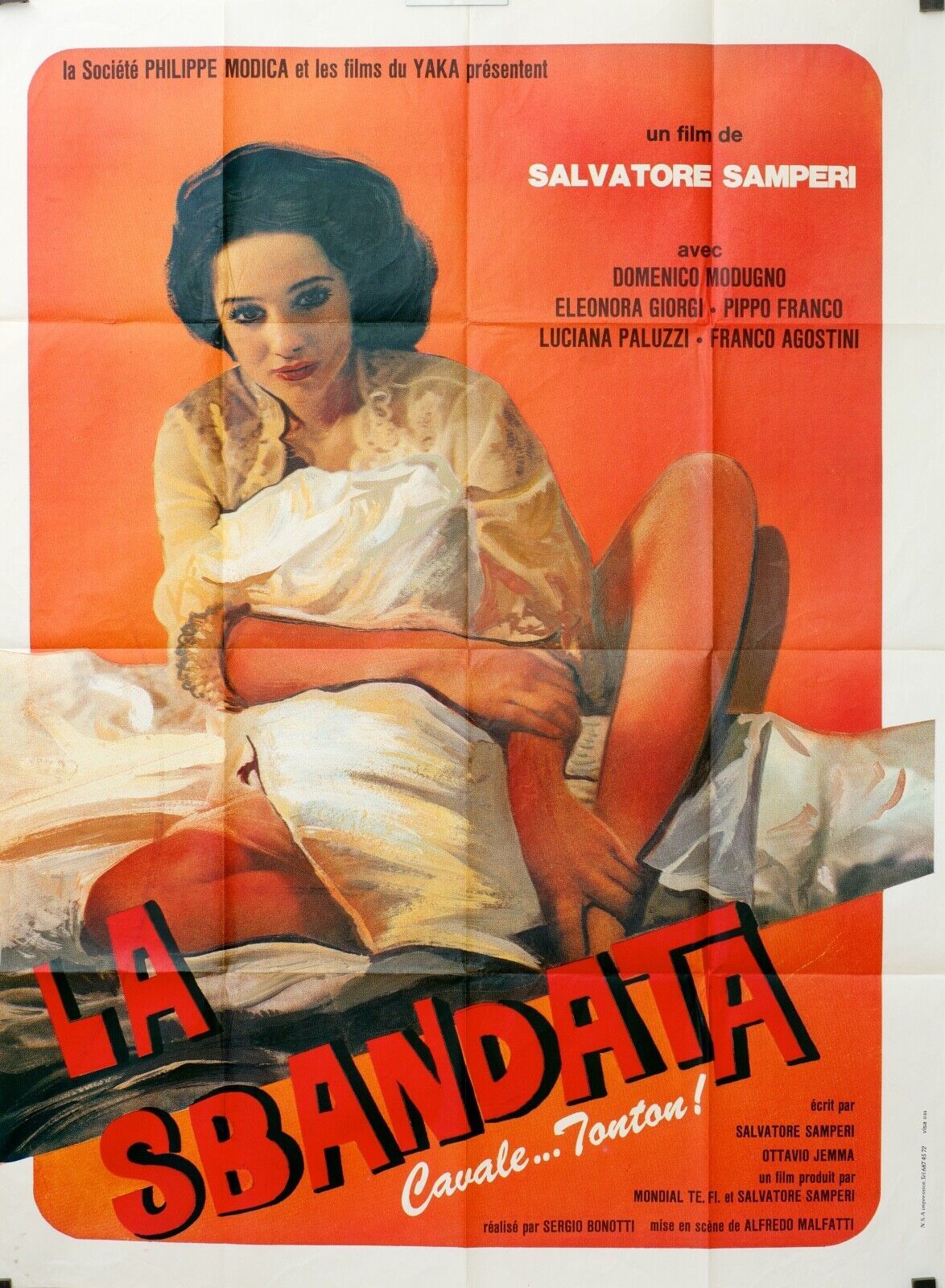 LA SBANDATA MOVIE POSTER ORIGINAL 120x160 DOMENICO MODUGNO