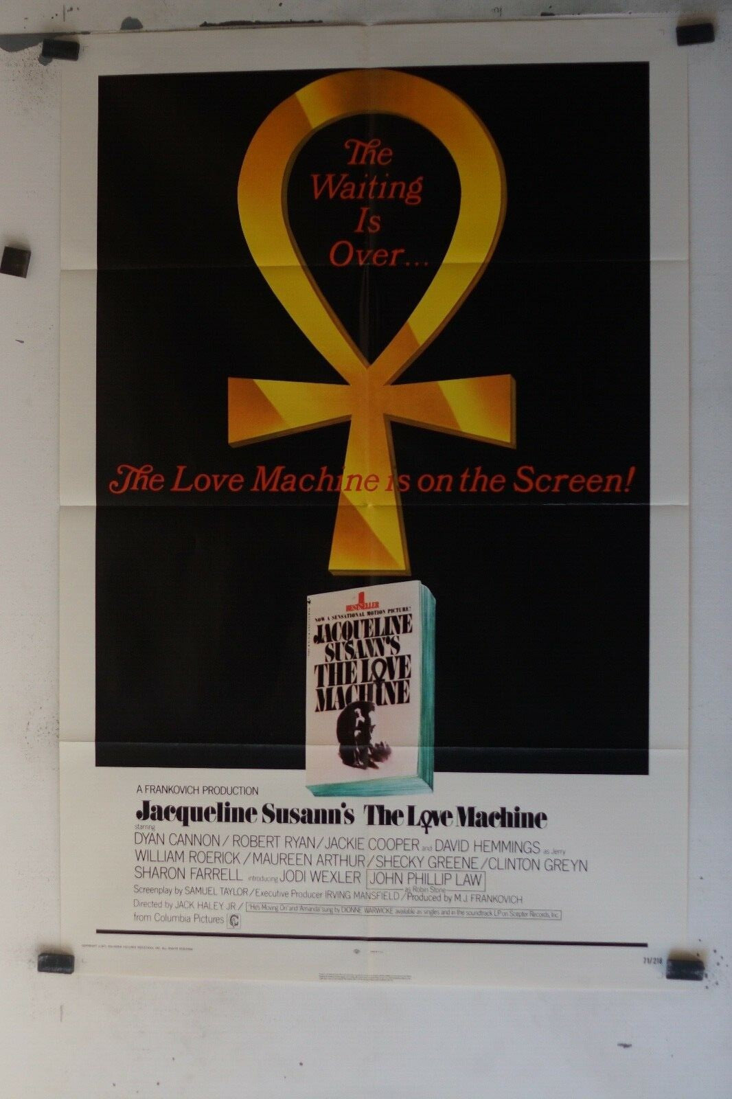 THE LOVE MACHINE POSTER ORIGINAL 69x103 , Jack Haley JR, John Philip Law