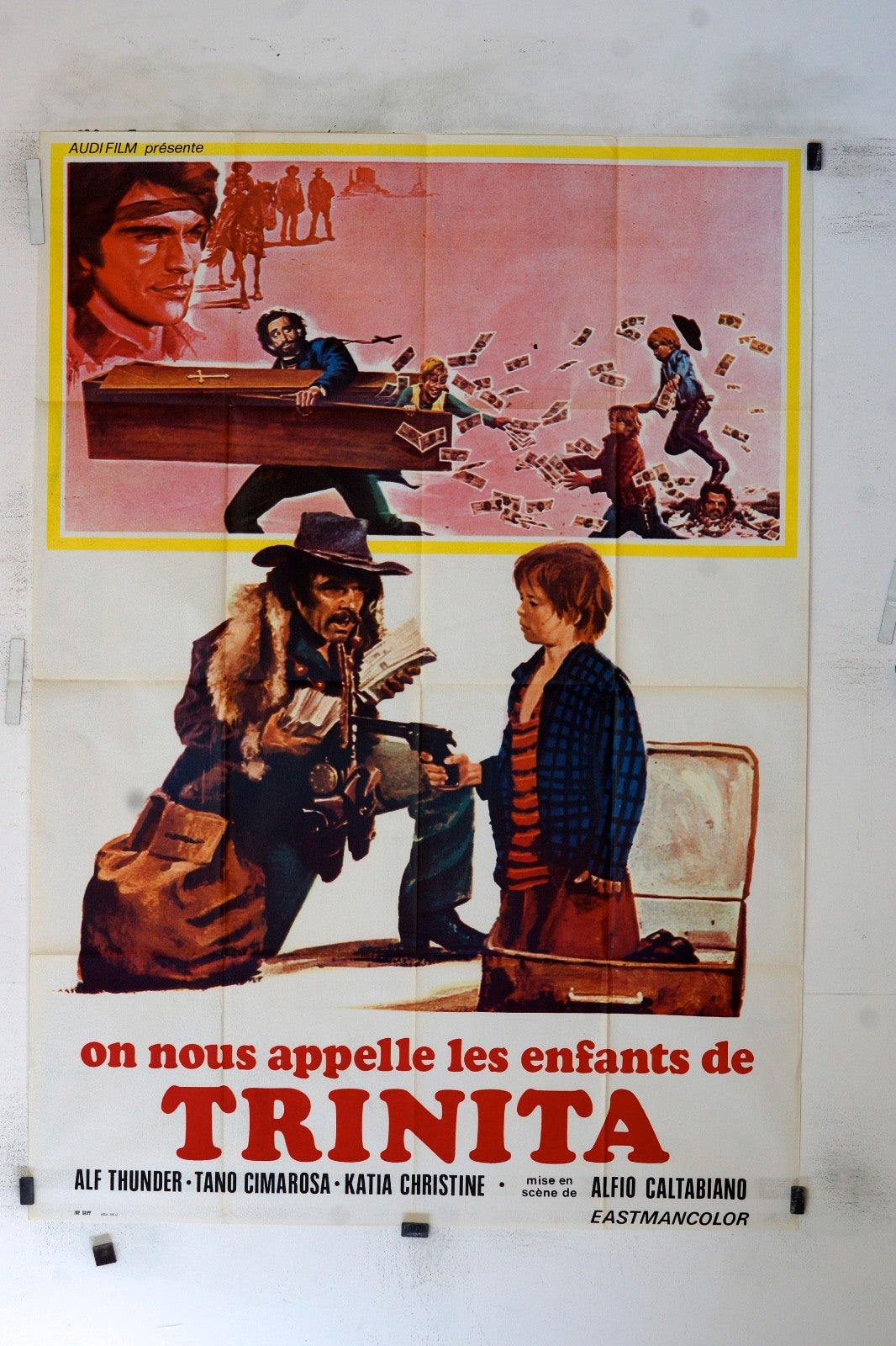 ON NOUS APPELLE LES ENFANTS DE TRINITA ALF THUNDER POSTER ORIGINAL (120x160)