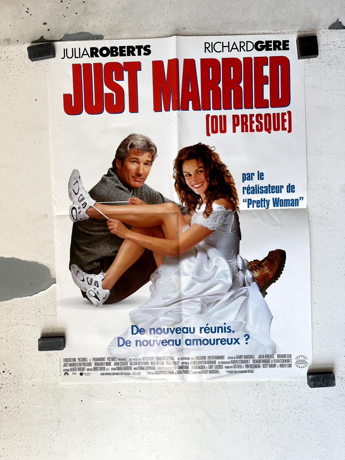 JUST MARRIED POSTER ORIGINAL (40X60) JULIA ROBERTS – RICHARD GERE
