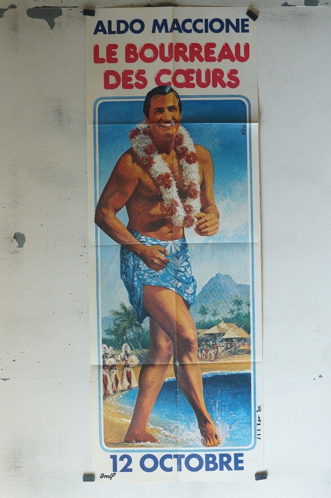 LE BOURREAU DES CŒURS ORIGINAL 60x160 ALDO MACCIONE