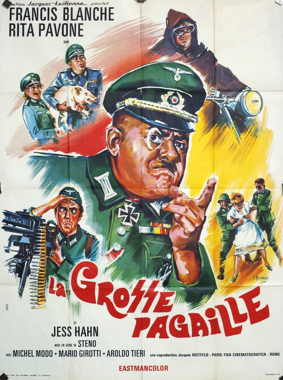 LA GROTTE PAGAILLE FRANCIS BLANCHE MOVIE POSTER ORIGINAL 120x160