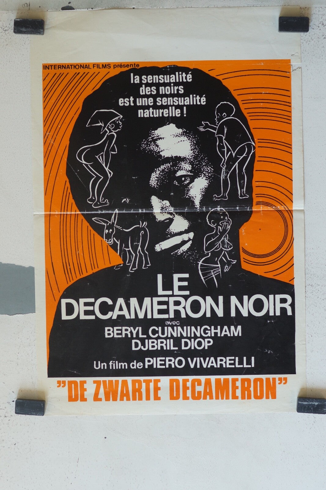 DECAMERON NOIR (LE) (POSTER ORIGINAL) 30X55 Beryl Cunningham , Djbril Diop