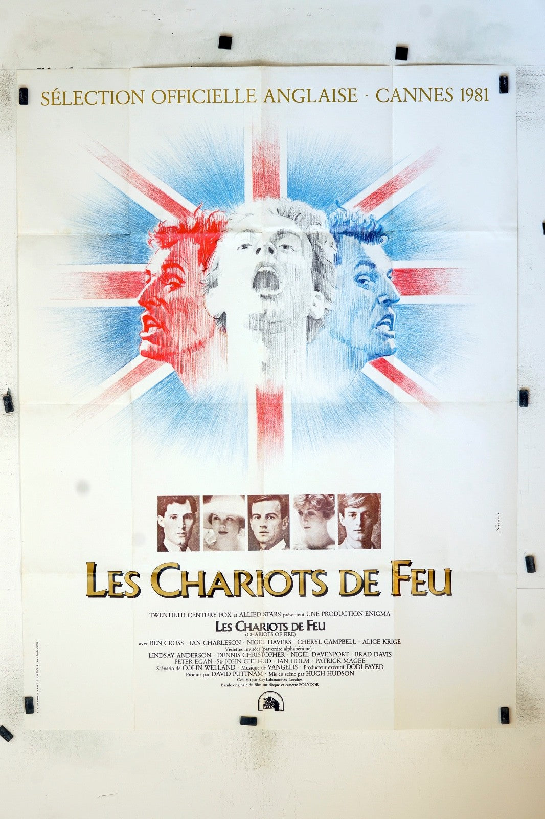 LES CHARIOTS DE FEU BEN CROSS MOVIE POSTER 120x160