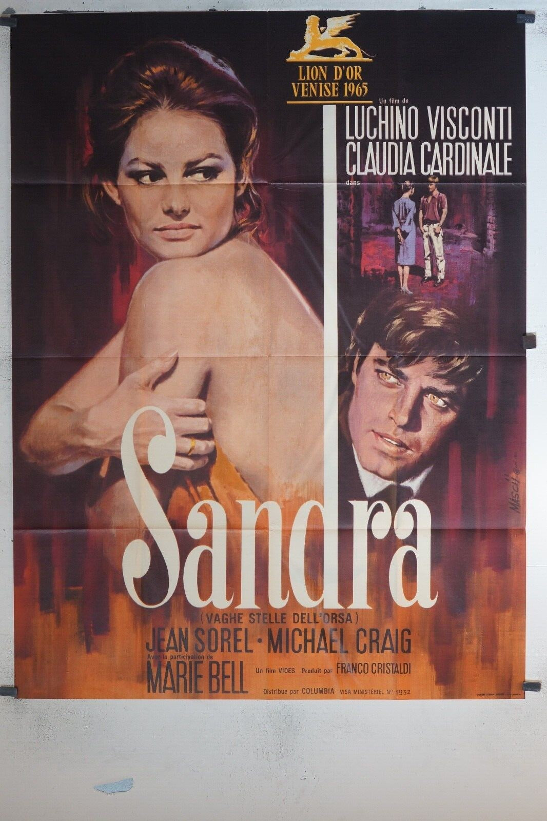 SANDRA MOVIE POSTER ORIGINAL(120x160), Vaghe stelle dell’Orsa, Luchino Visconti
