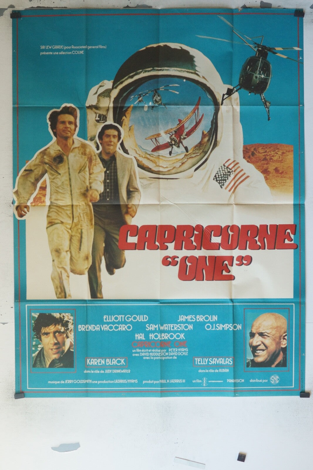 CAPRICORNE « UNE » MOVIE POSTER ORIGINAL 120x160 ELLIOTT GOULD