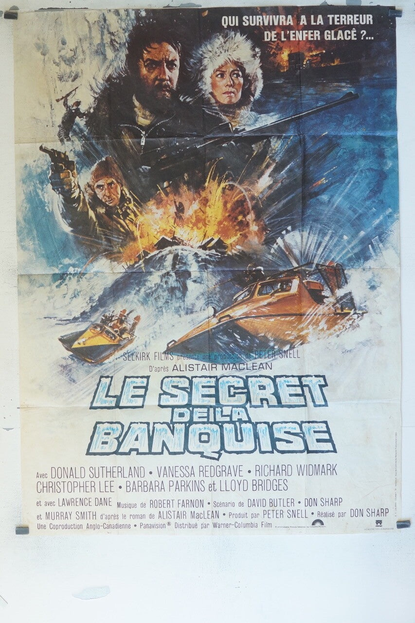 LE SECRET DE LA BANQUISE ORIGINAL 120x160 JDONALD SUTHERLAND, VANESSA REDGRAVE