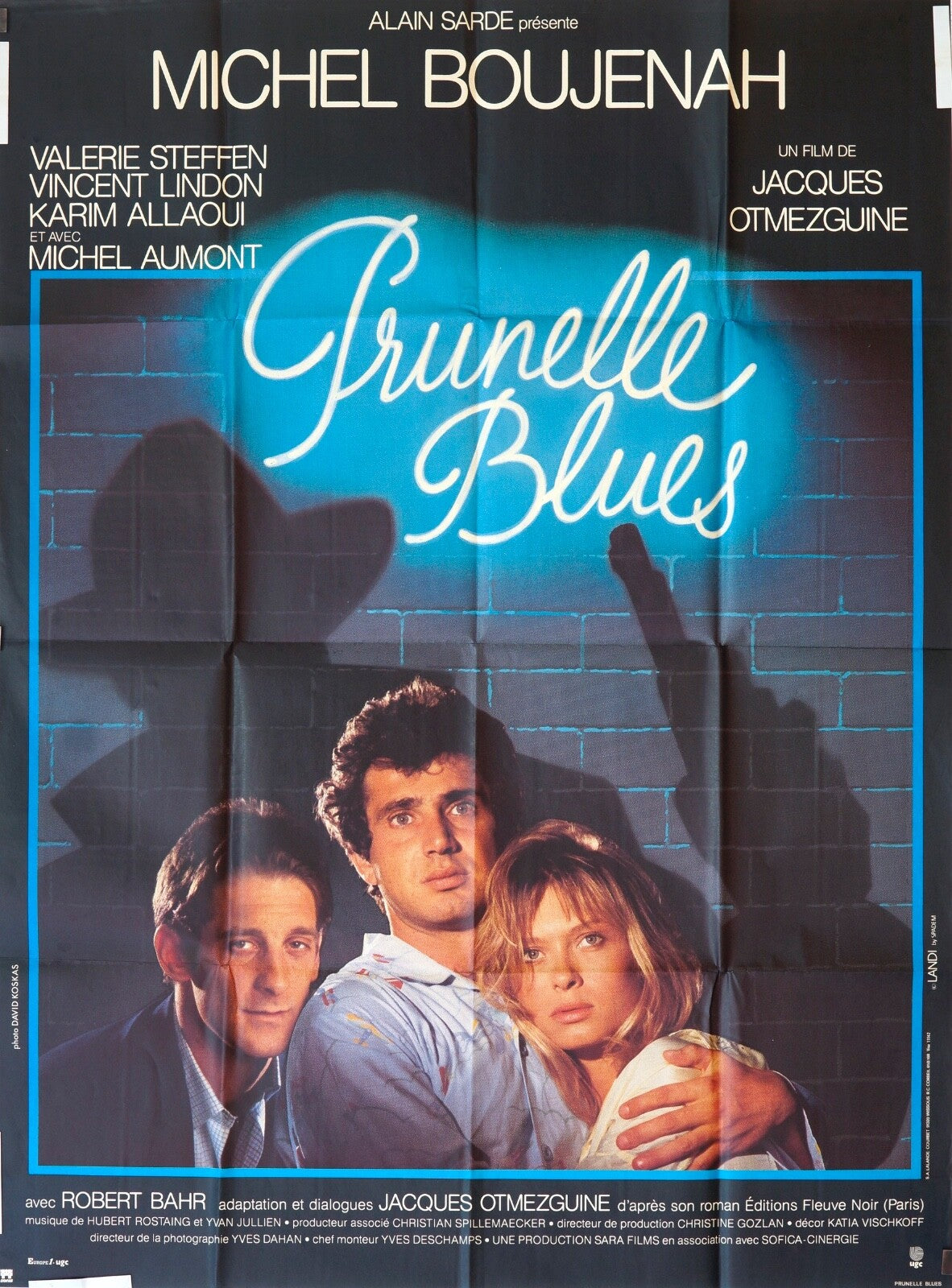 PRUNELLE BLUES ORIGINAL MOVIE POSTER 120x160 MICHEL BOUJENAH