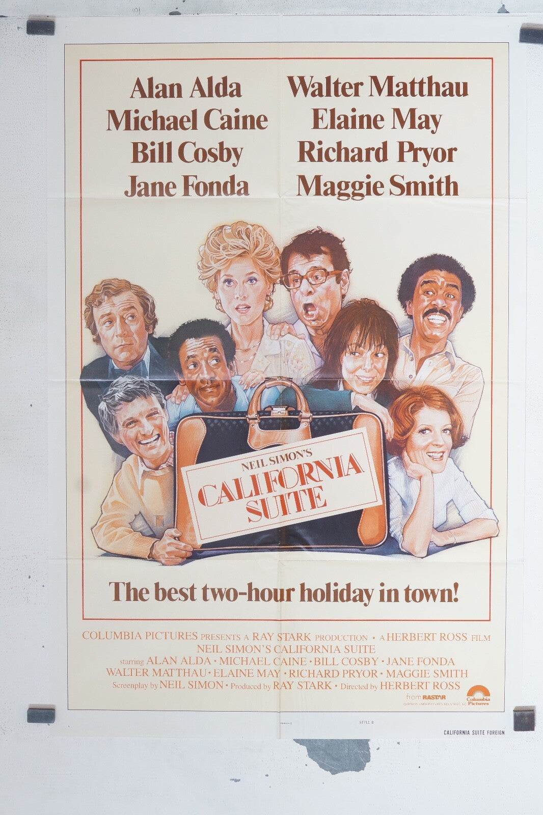 CALIFORNIA SUITE MOVIE POSTER ORIGINAL (69x103), Herbert Ross, Alan Alda