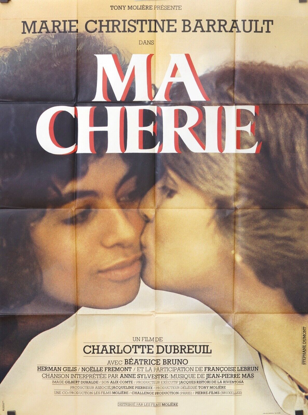 MA CHÉRIE ORIGINAL MOVIE POSTER 120x160 MARIE CHRISTINE BARRAULT