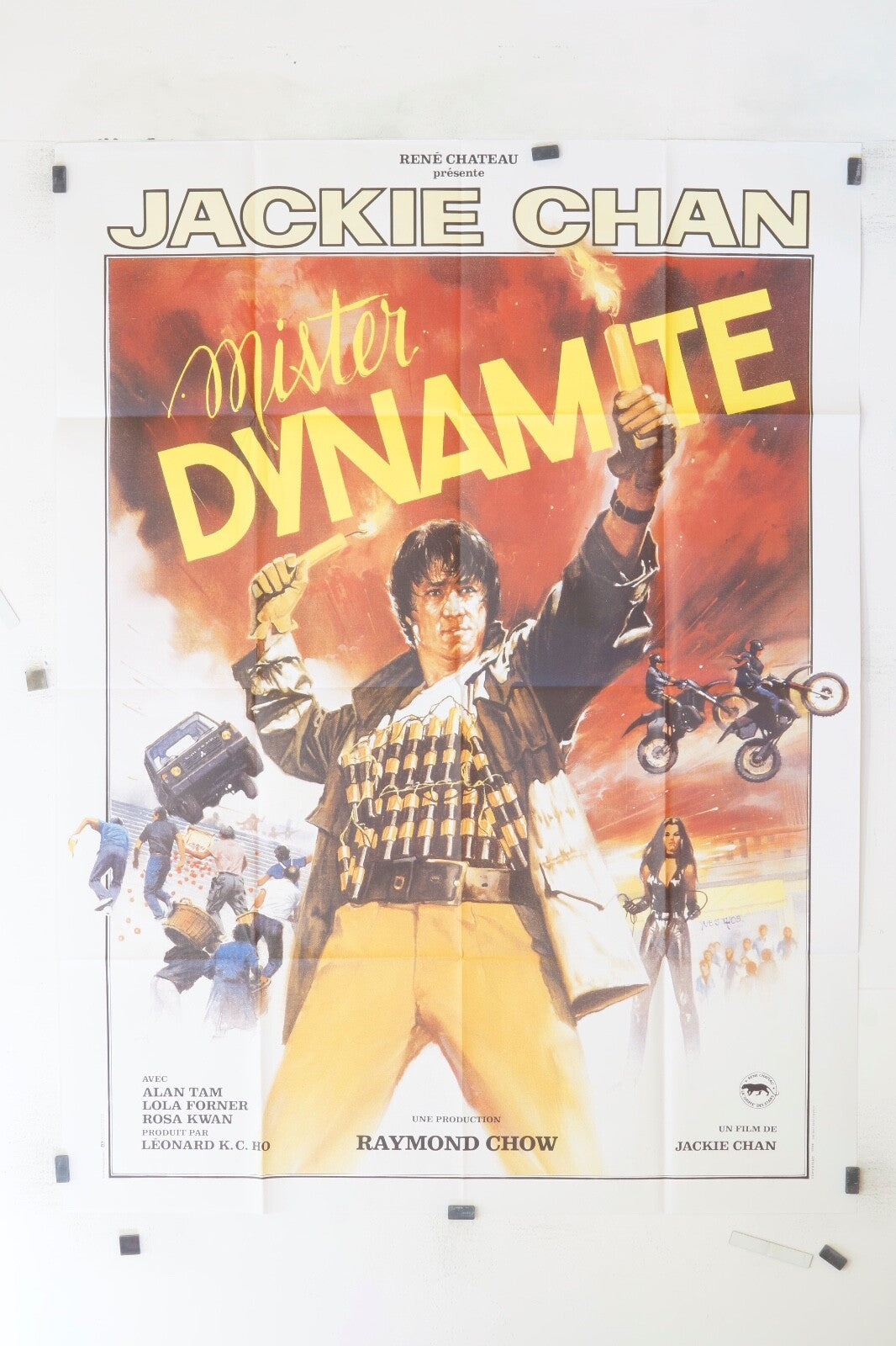 MISTER DYNAMITE JACKIE CHAN ORIGINAL MOVIE POSTER 120x160