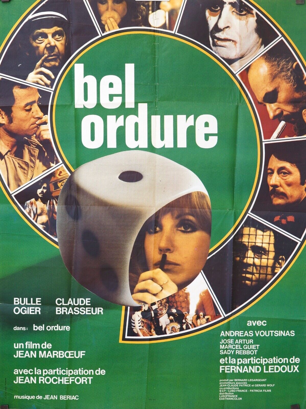BEL ORDURE MOVIE POSTER ORIGINAL 120x160 BULLE OGIER