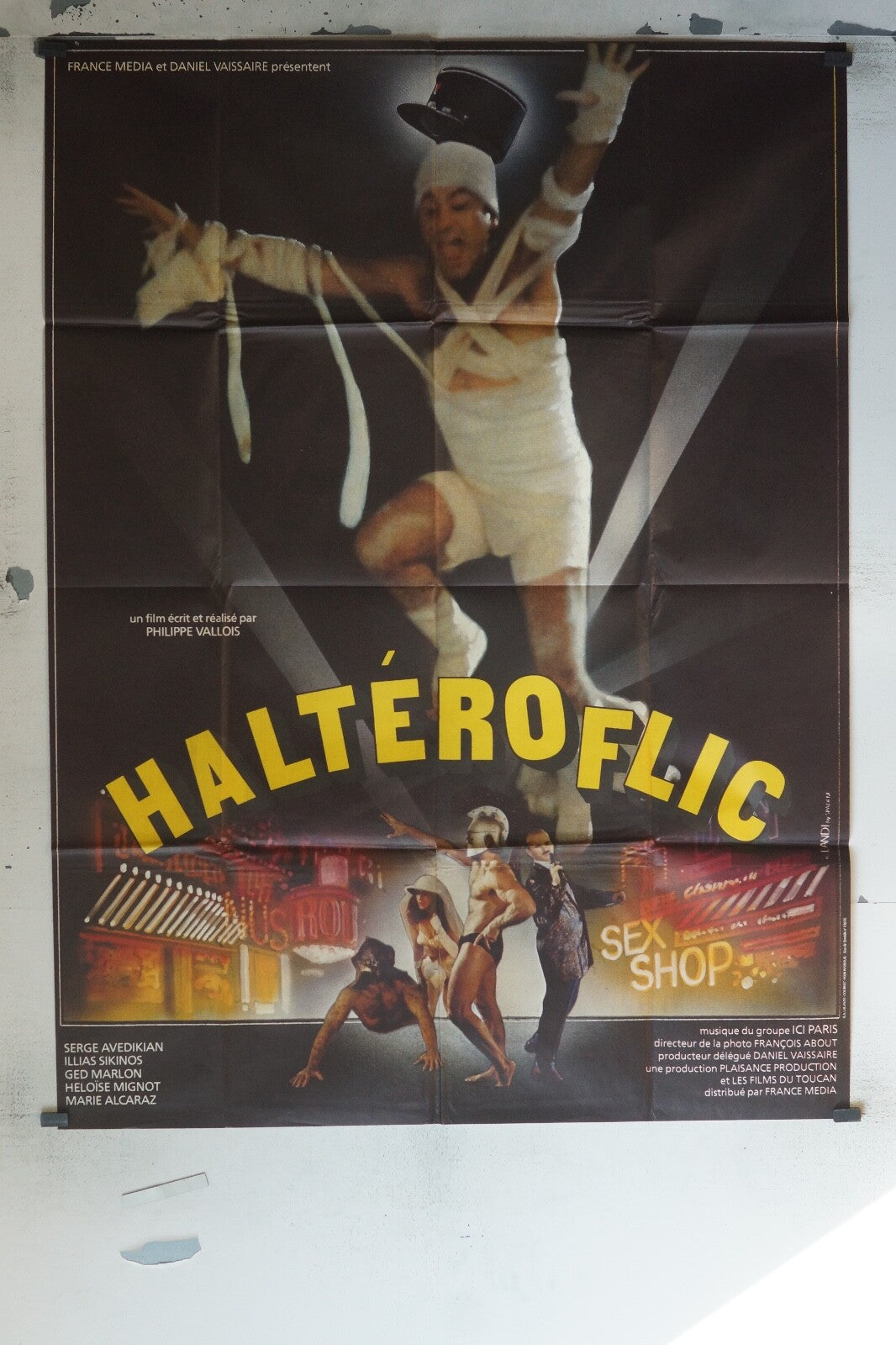 HALTÉROFLIC MOVIE POSTER ORIGINAL 120x160 SERGE AVEDIKI N